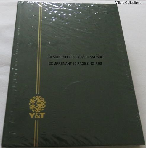 Classeur Perfecta vert standard 32 pages noires N°24042-5