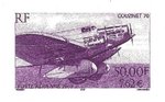 Gravure timbre de France Poste aérienne Couzinet 70 RARE