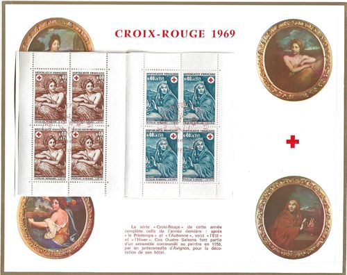Feuillet CEF Croix Rouge Française L'Été - L'Hiver PROMO
