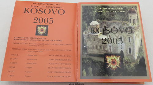 PIÈCES EURO COLLECTION PROTOTYPE KOSOVO 2005 DESTOCKAGE