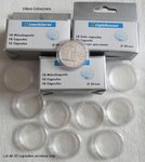 Lot 30 capsules rondes diamètre 29 mm pour les 10Euro Régions
