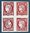 Bloc Cérès de 4 timbres dont une tête bêche Salon du Timbre Paris 2014