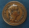 Médaille reproduction Antique Tibère Tête laurée