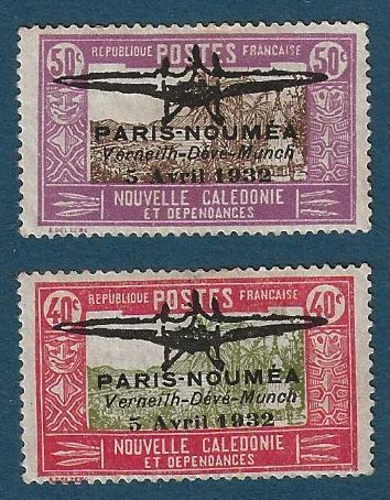 Série rares deux timbres