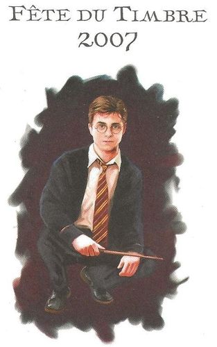 Carte postale Fête du Timbre 2007 Harry Potter 08 Rethel