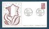 Enveloppe 2005 Timbre Marianne Lamouche 0,82€uro lilas