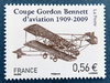 TIMBRE POSTE AVIATION FRANCE 2009 COUPE GORDON BENNETT D'VIATION 1909