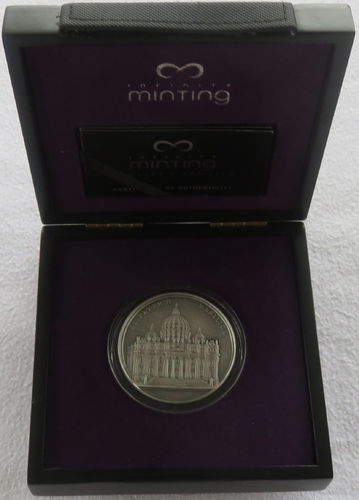 Médaille 2017 argent 999% massif Basilique Saint Pierre