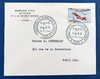 Enveloppe poste aérienne 1956 Mystère IV Ministère Paris