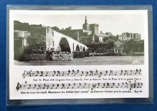 Carte postale Sur le Pont d'Avignon l'on y danse Le Pont St Bénézet