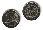 PAYS BAS 2013 Pièce de 2 euros rare 200 ans du royaume Willem-Alexander