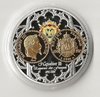 Médaille commémorative Napoléon III Empereur argenté doré