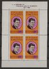 John F Kennedy Feuillet 1964 Rare 4 timbres neufs Haute Volta