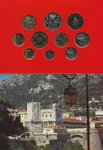 Monaco 1995 série 10 pièces les Princes Charles III