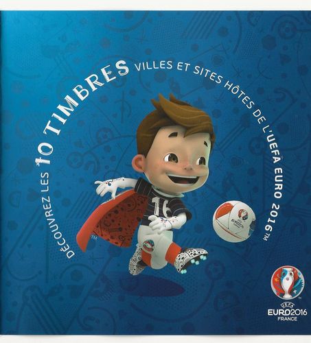 Collector TIMBRES VILLES L'UEFA EURO 2013 MARSEILLE PARIS