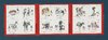 Bande carnet 12 timbres autoadhésifs signes astrologiques Chinois