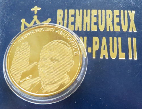 Médaille Jean Paul II Bienheureux JMJ 2011 MADRID Journées Jeunesse