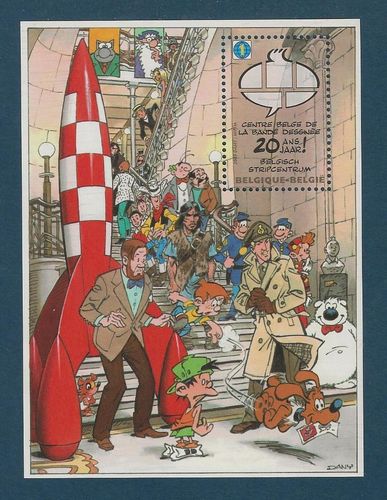 Belgique 2009 Bloc N°3937 Centre bande dessinée Bande dessinée Tintin